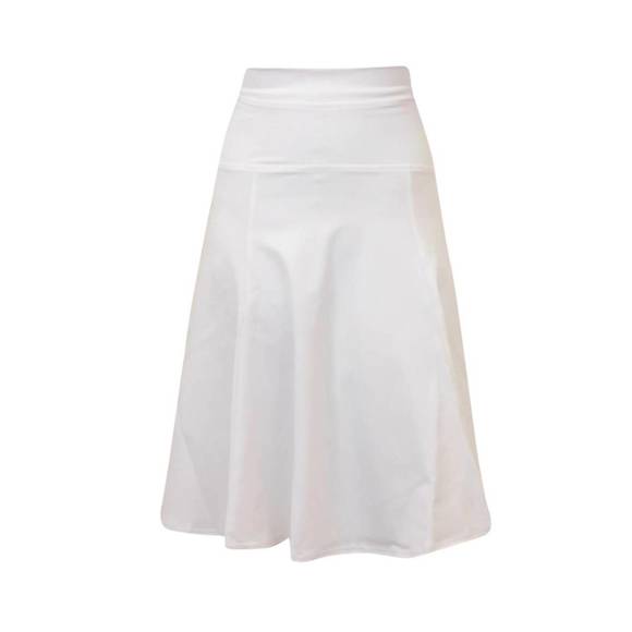 NEW HARD TAIL FOREVER supplex 4 panel skirt in white - Picture 1 of 2